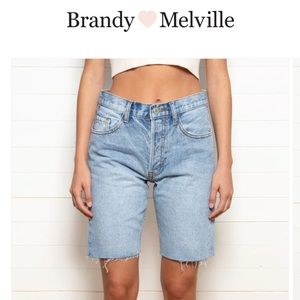 Brandy Melville “Addison denim shorts”